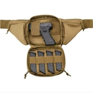 Concealed Carry Crossbody Waist Pack - Tan